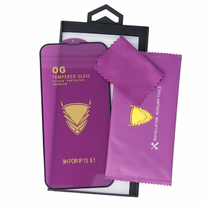 Rūdīts stikls OG Premium for Motorola Moto E14 melns frame