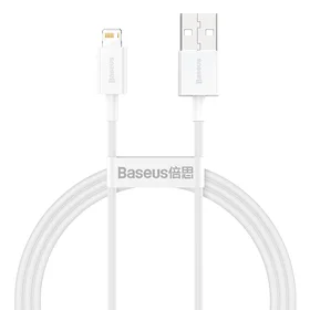 Baseus kabelis Superior USB - Lightning 1,0 m 2,4A balts