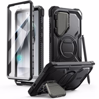 Supcase IBLSN Armorbox Magnētiskais viedtālruņa apvalks Samsung Galaxy S25 Ultra - melns