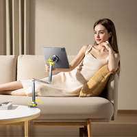 Wozinsky WTY0YS1 magnētiskais turētājs, 360° rotējošs, ciets, tālrunim un planšetdatoram - pelēks