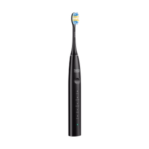 TEESA SONIC 2 skaņas zobu birste, melna, 5 režīmi, ceļojumu futrālis, USB-C