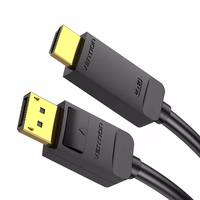 DisplayPort 1.2 uz HDMI 1.4 kabelis Vention HAGBH, 2 m, 4K 30Hz (melns)