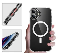 Perfectionists Caurspīdīgs magnētiskais futrālis Apple iPhone 16 caurspīdīgs