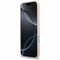 Guess Graudainie Ziedi Klasiskais Logotips Magnētiskais viedtālruņa apvalks iPhone Air - rozā