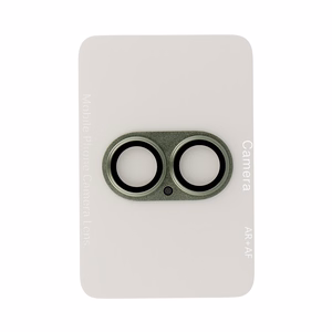 Tempered glass Tel Protect 95% AR+AF Full Metal Camera Protector on camera for Iphone 17 green (camera island)