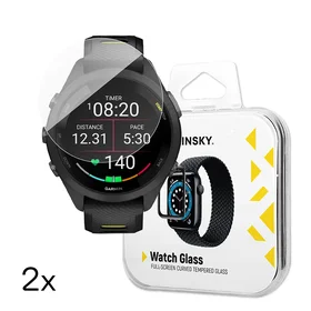 Wozinsky Pilnas līmes rūdītais stikls Garmin Forerunner 265s 42mm (2 gab.)