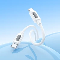 Borofone Kabelis BX114 Structure - Type-C uz Type-C - PD 60W 3A - 1 metra garš balts kabelis