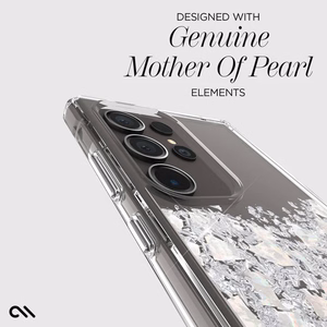 Case-Mate Karat vāciņš ierīcei Samsung Galaxy S24 Ultra, rotāts ar perlamutru, “A Touch of Pearl”