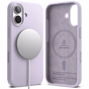 Ringke Silikona Magnētiskais viedtālruņa apvalks iPhone 17 - Violets