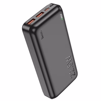 Portatīvais lādētājs (m) Hoco 20000 mAh QC PD 3A 22,5W J101A melns