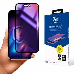 Закалённое стекло 3mk Rainbow Privacy для Apple iPhone 15 Pro Max