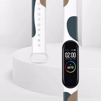 Siksniņa Moro josla Xiaomi Mi Band 3 / 4 silikona siksniņa pulksteņa aproce raksts 5