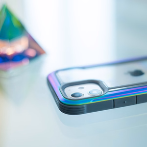 Raptic X-Doria Shield viedtālruņa apvalks iPhone 14 Pro Max ar bruņotu melnu pārklājumu