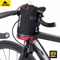 WILDMAN Velosipēda soma R1 ūdensizturīgs 1L bottle melns-sarkans