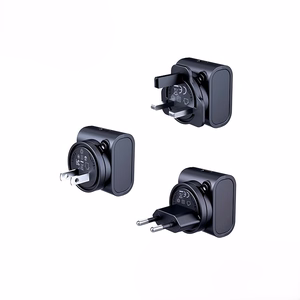 REMAX ceļojumu lādētāja komplekts 30W RP-U192 EU/UK/US melns