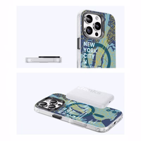 Benks Magnētiskais City New York viedtālruņa apvalks Iphone 16 Plus