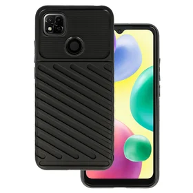 Thunder viedtālruņa apvalks Xiaomi Redmi 10A melns