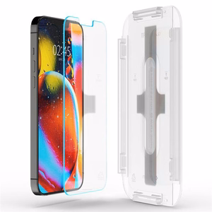 Spigen Glas.tR EZ Fit Privacy rūdītais stikls iPhone 13 Pro Max - 2 gab.
