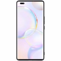 Nillkin Textured viedtālruņa apvalks izturīgs pastiprināts apvalks ar gēla rāmi un neilona aizmuguri Honor 50 Pro melns