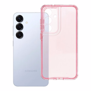 MATRIX CLEAR viedtālruņa apvalks SAMSUNG S25 pūderrozā