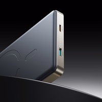 Joyroom JR-PBM08 Pro 10000mAh Īpaši plāns portatīvais lādētājs - titāna