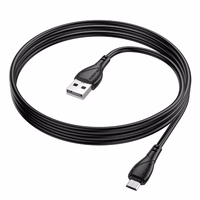 Borofone Kabelis BX121 Enerģija - USB uz Micro USB - 2,4A 1 metrs - melns