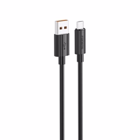 FONENG kabelis XS07 Micro USB 2.1A 1M melns