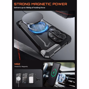 Supcase UB Grip Mag MagSafe futrālis Samsung Galaxy S26 Ultra - Melns