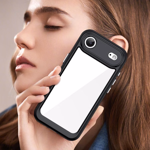 Outer Space viedtālruņa apvalks iPhone 17 Air - melns caurspīdīgs