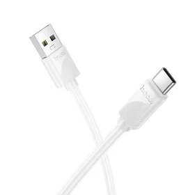 Kabelis USB-A uz USB-C Hoco 3A 1 m X114 balts