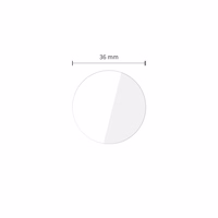 Tech-Protect Glass Fit+ 2 gabalu rūdītā stikla komplekts Huawei Watch GT 6 41mm pulkstenim - caurspīdīgs