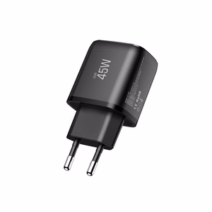 Tech-Protect NCA45W-GAN 2 portu 45 W sienas lādētājs ar USB-C kabeli - melns