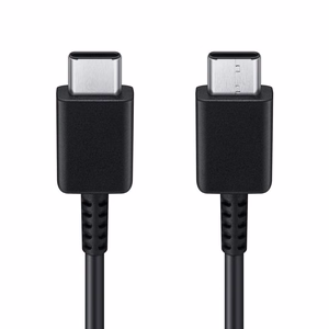 DA705BBE charging cable Type-C to Type-C, 1 m Black