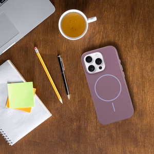 Case for iPhone 17 AIR Glossy Mag Cover compatible with MagSafe purple