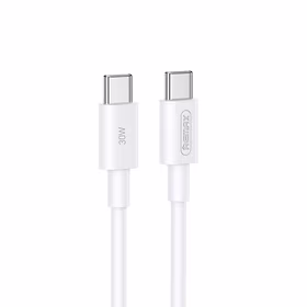 USB kabelis Remax RC-C021 USB-C uz USB-C 30W 2.0m, balts