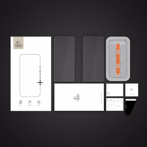 Tech-Protect Quick Set+ rūdītais stikls Samsung Galaxy S25+ - caurspīdīgs