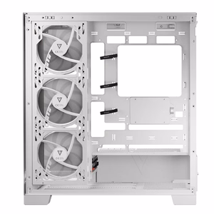 Modecom Volcano SPACE APEX ARGB MIDI Midi Tower balts datora korpuss
