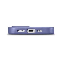 iCarer Apvalks Ādas vāks dabīgas ādas iPhone 14 Plus gaiši violets (saderīgs ar MagSafe)