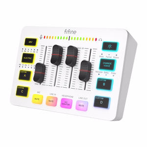 Fifine SC3W audio mikseris (balts)