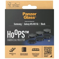 PanzerGlass Hoops kameras aizsardzība Samsung Galaxy A15 / A15 5G - ar melnu rāmi