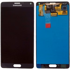 LCD ekrāns Samsung N910 Note 4 ar skārienjūtīgu ekrānu melns oriģināls (servisa pakotne)