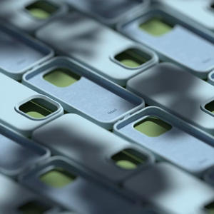Etteri silikona viedtālruņa apvalks Samsung Galaxy S22 Ultra gaiši zils