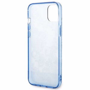 Guess GUHCP14MHGPLHB iPhone 14 Plus 6.7 "zils/zils cietais apvalks Porcelain Collection