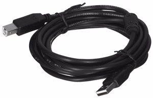 Gembird 3m USB 2.0 A/B M USB kabelis USB A USB B melns