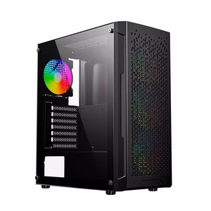 Gembird CCC-FC-400X Fornax 400X Gaming ARGB melns datora korpuss