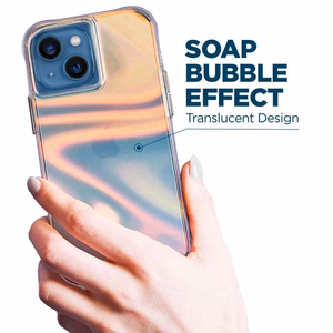Case-Mate Soap Bubble vāciņš ierīcei iPhone 14 Plus, zaigojošs
