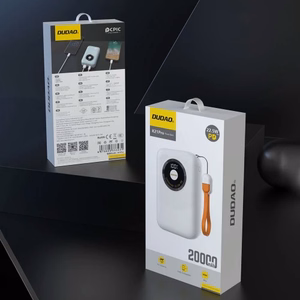 Portatīvais lādētājs Dudao K21Pro Mini balts 20000mAh 22.5W (PD / QC3.0)
