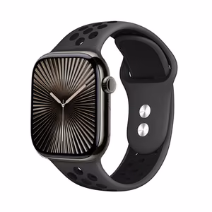 Crong Duo Sport siksniņa Apple Watch 44 / 45 / 46 / 49 mm, pelēka un melna