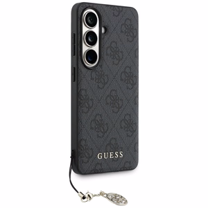 Guess 4G Classic Logo Charm MagSafe case for Samsung Galaxy S26 - black