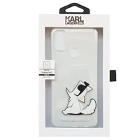 Karl Lagerfeld Choupette Fun apvalks Samsung Galaxy M21 - Caurspīdīgs